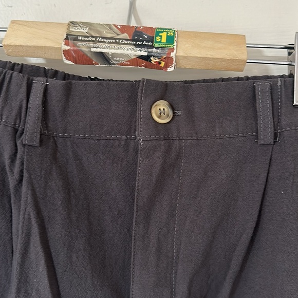 Women’s gray linen/cotton pants size extra large - Picture 3 of 9